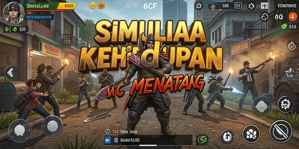 Gameplay seru dalam 6CF dengan karakter yang dapat disesuaikan.