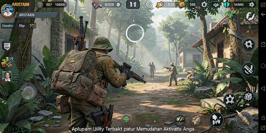 Tampilan aplikasi ARISTA88 dalam mengelola aktivitas sehari-hari.