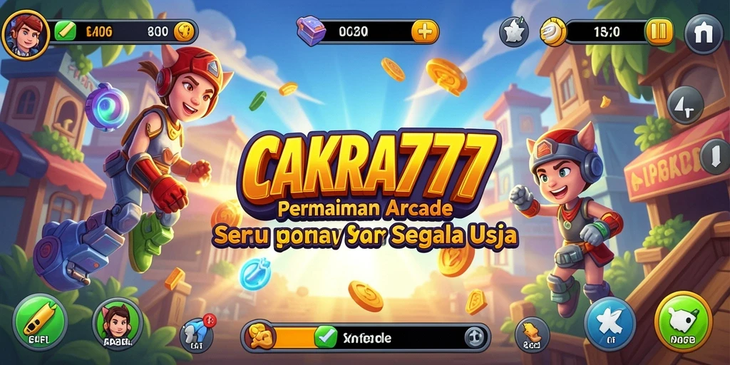 Screenshot menunjukkan gameplay seru dari CAKRA777.