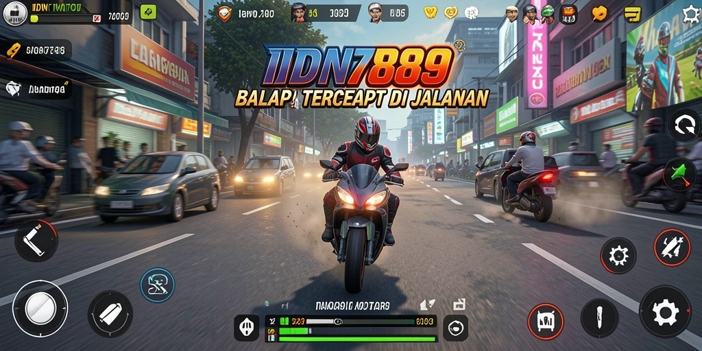 Tampilan gameplay IDN789 yang seru dan adrenalin tinggi.