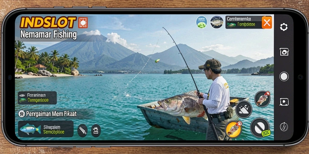 Tangkapan ikan yang memukau dalam gameplay INDSLOT.