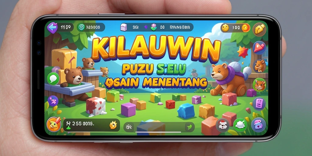 Screenshot gameplay KILAUWIN menampilkan tantangan puzzle yang menarik.