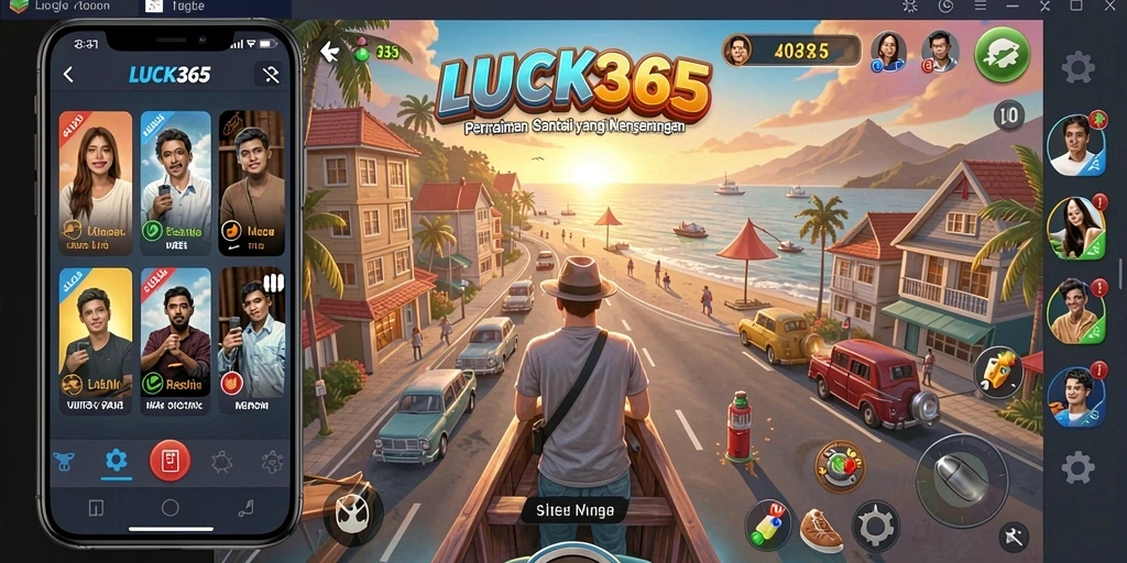 Tampilan gameplay seru dan interaktif dari LUCK365