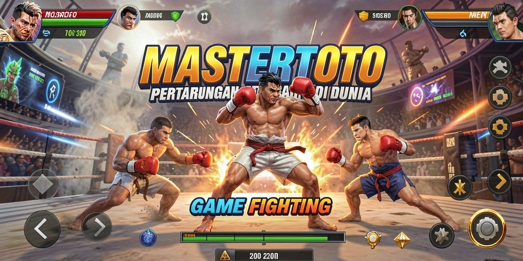 Tangkapan layar dari aksi pertarungan seru di MASTERTOTO.