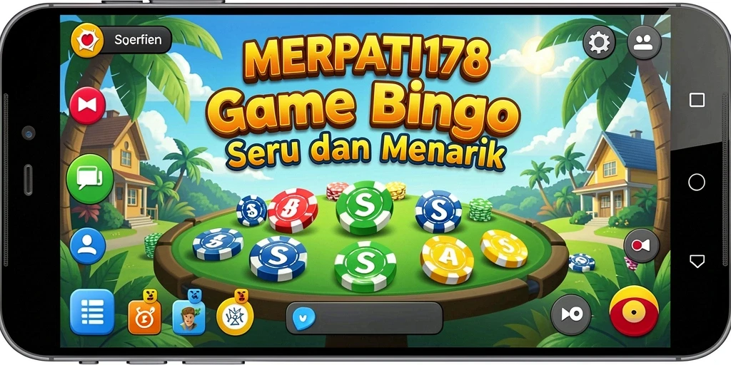 Tampilan gameplay seru dalam permainan Bingo MERPATI178.