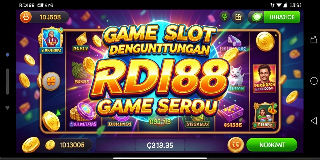 Tampilan gameplay slot di RDI88 yang menarik dan penuh warna.
