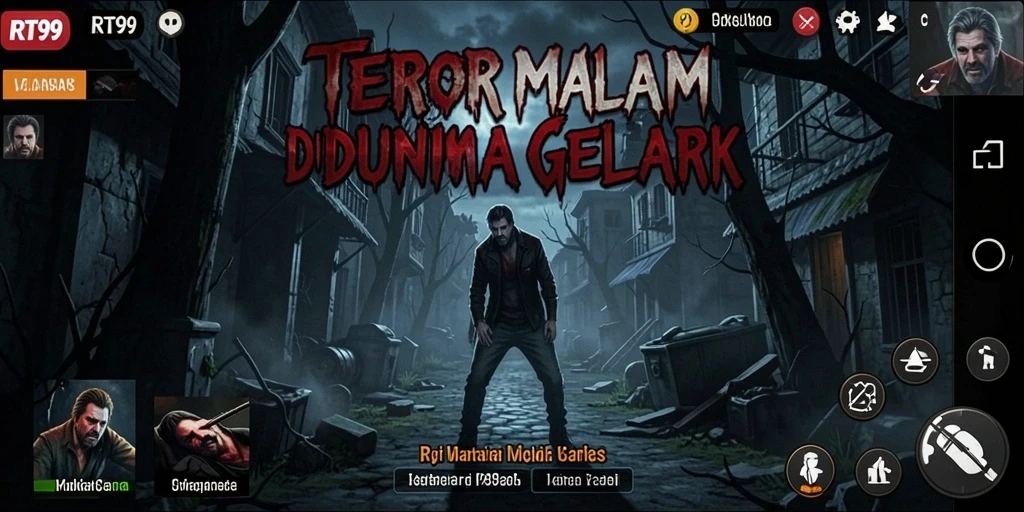 Gameplay menegangkan dalam atmosfer horror yang mencekam.