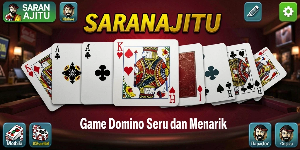 Tampilan gameplay SARANAJITU dengan pemain sedang berkompetisi.