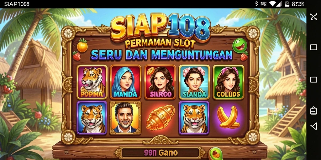 Tampilan gameplay Slot SIAP108 yang menarik dan menegangkan.