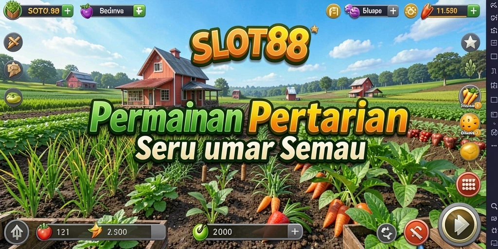 Tampilan gameplay SLOT88 yang penuh warna dan interaktif.
