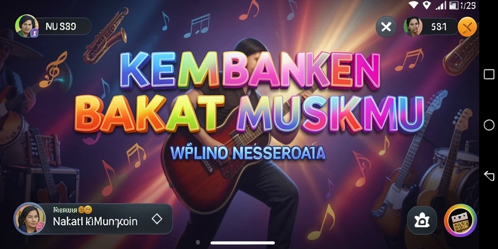 Gameplay menarik dengan berbagai lagu dan tantangan musik.